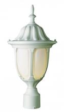  4042 BG - Hamilton 1-Light Opal Glass Traditional Outdoor Post Mount Lantern Head